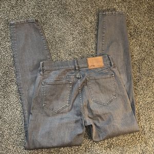 Size 27 J. Crew Gray Toothpick Jeans. Stretchy and comfy
